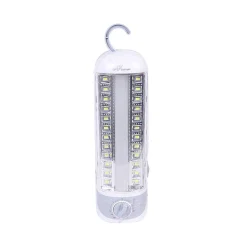 LAMPADA EMERGENZA 24 LED SMD CON NEON RICARICABILE PER CASA AUTO 4W 7104