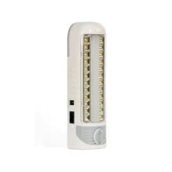 LAMPADA EMERGENZA 24 LED SMD CON NEON RICARICABILE PER CASA AUTO 4W 7104