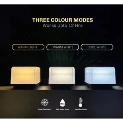 LAMPADA FARETTO SOLARE A LED DA ESTERNO 60LM CCT CALOTTA IP65 DA GIARDINO VIALI ZQ100-3C