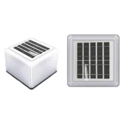 LAMPADA FARETTO SOLARE A LED DA ESTERNO 60LM CCT CALOTTA IP65 DA GIARDINO VIALI ZQ100-3C