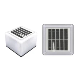 LAMPADA FARETTO SOLARE A LED DA ESTERNO 90LM CCT CALOTTA IP65 DA GIARDINO VIALI ZQ150-3C