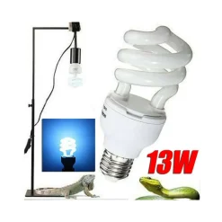 LAMPADA FLUORESCENTE UVB 10.0 LUCE SOLARE RETTILI HABITAT ESTREMAMENTE LUMINOSO