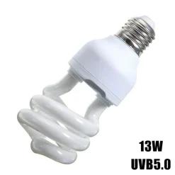 LAMPADA FLUORESCENTE UVB 5.0 LUCE SOLARE RETTILI HABITAT ESTREMAMENTE LUMINOSO