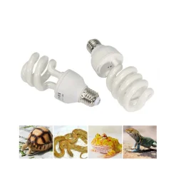 LAMPADA FLUORESCENTE UVB 5.0 LUCE SOLARE RETTILI HABITAT ESTREMAMENTE LUMINOSO