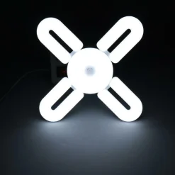 LAMPADA LAMPADARIO DEFORMABILE LAMPADINA LED 60W 6500K 4 VIE BIANCA E27 CCL-4+1