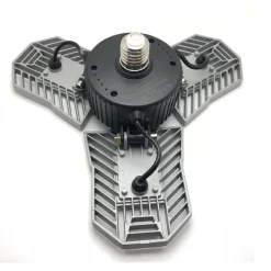 LAMPADA LAMPADARIO LED SMD 60W 6000K 6000 LUMEN DEFORMABILE ATTACCO E27