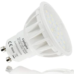 LAMPADA LAMPADINA FARETTO LED 5W 24 LED SMD ATTACCO GU10 LUCE BIANCA