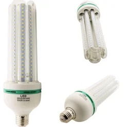 LAMPADA LAMPADINA 4U A LED DA 30W LUCE FREDDA O CALDA BASSO CONSUMO ATTACCO E27