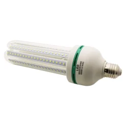 LAMPADA LAMPADINA 4U A LED DA 30W LUCE FREDDA O CALDA BASSO CONSUMO ATTACCO E27