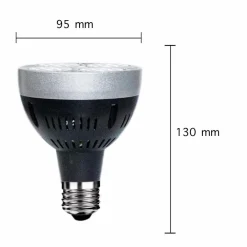 LAMPADA LAMPADINE PAR30 E27 36 WATT 24 LED FARETTO FARO LUCE FREDDA P30-1 SPOT