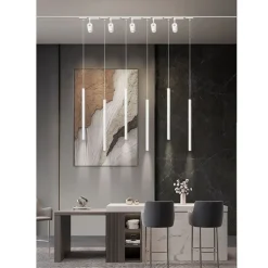 LAMPADA LED A SOSPENSIONE 3W CILINDRO PER BINARIO TRACK MONOFASE PROIETTORE LP-79