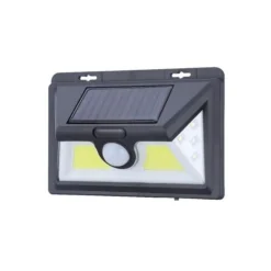 LAMPADA LED COB LUCE RICARICA SOLARE APPLIQUE PARETE SENSORE MOVIMENTO TX-9498