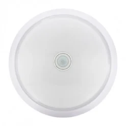 LAMPADA LED CON SENSORE MOVIMENTO INFRAROSSI PLAFONIERA ROTONDA 15 WATT YCB1073B