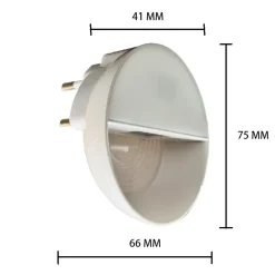 LAMPADA LED CON SPINA LUCE NOTTURNA SEGNAPASSO SENSORE MOVIMENTO 0.4W XGGYD-002