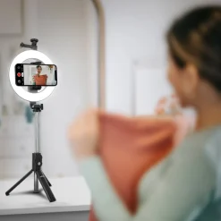 LAMPADA LED DA 6 POLLICI + STICK CON SUPPORTO TELEFONO CELLULARE BLUETOOTH 4.0