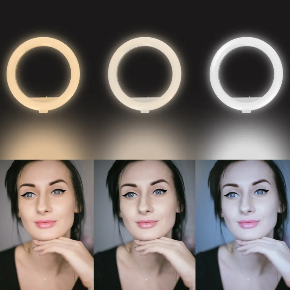 LAMPADA LED DA 6 POLLICI + STICK CON SUPPORTO TELEFONO CELLULARE BLUETOOTH 4.0