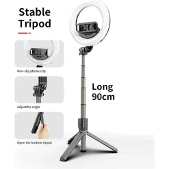 LAMPADA LED DA 5 POLLICI + STICK CON SUPPORTO TELEFONO CELLULARE BLUETOOTH 4.0