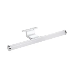 LAMPADA LED DA SPECCHIO 6W BAGNO LUCE 4000K IP44 TONDO ARGENTO DOPPIA ISTALLAZIONE 400PC-AN