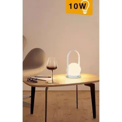 LAMPADA LED DA TAVOLO RICARICABILE PORTATILE LUME 3 COLORAZIONI DI LUCE D29-B3C
