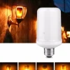 LAMPADA LED EFFETTO FIAMMA LAMPADINA E27 4W 1300K EMULAZIONE FUOCO SFARFALLIO
