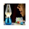 LAMPADA LED EFFETTO FIAMMA LANTERN ACCENSIONE A SOFFIO DIMMERABILE RICARICABILE