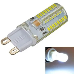 Lampada led G9 220V 5W 64 Led luce Calda Fredda OLTRE 500 LUMEN alta luminosità