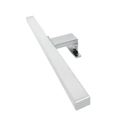 LAMPADA LED PER SPECCHIO BAGNO 6W LUCE 4000K IP44 ARGENTO DOPPIA ISTALLAZIONE 400PC-1-AN