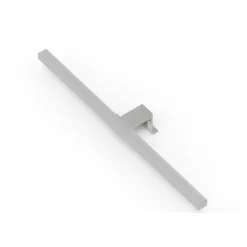 LAMPADA LED PER SPECCHIO BAGNO DOPPIA ISTALLAZIONE 9W LUCE 4000K IP44 ARGENTO 600PC-1-AN