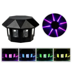 LAMPADA LED RGB PER ESTERNO 2,5 WATT APPLIQUE A PARETE LUCE COLORATA IP55 ES31