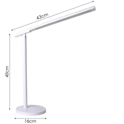 LAMPADA LED RICARICABILE TAVOLO SCRIVANIA ILLUMINAZIONE MULTIDIREZIONALE DT-2684
