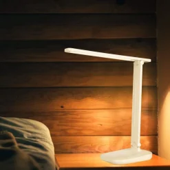 LAMPADA LED RICARICABILE DA TAVOLO SCRIVANIA TOUCH BRACCIO PIEGHEVOLE DT-2682