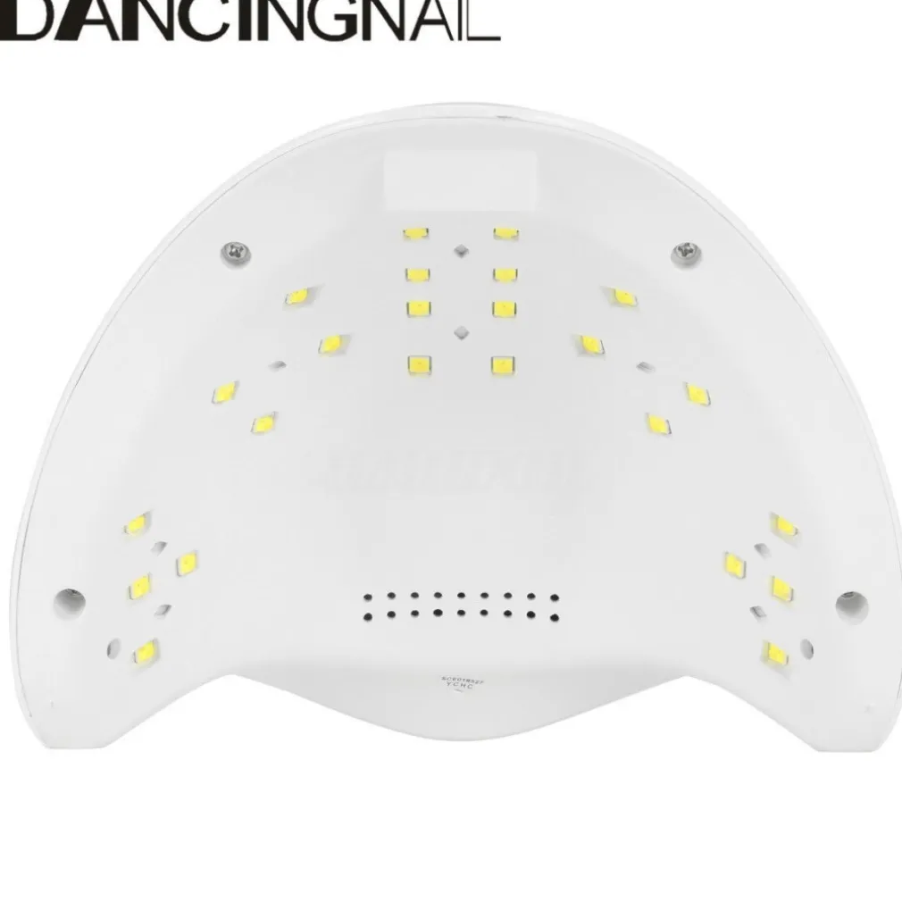 LAMPADA LED UV PER UNGHIE NAIL ART ASCIUGA GEL SMALTO 2 IN 1 48W MANICURE