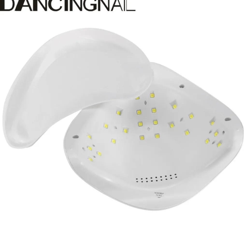 LAMPADA LED UV PER UNGHIE NAIL ART ASCIUGA GEL SMALTO 2 IN 1 48W MANICURE