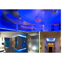 LAMPADA LUCE 60CM SOTTOPENSILE AMBIENTI LUCE BLU BARRA LED TUBO NEON T8 9 WATT