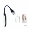 LAMPADA LUCE DA LETTURA CON CLIP LIGHT BOOK LED FLESSIBILE CASA CAMPEGGI DT-2090