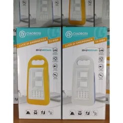 LAMPADA LUCE DI EMERGENZA RICARICABILE LED USB 5V 1A BATTERIA POWER BANK TX-9184