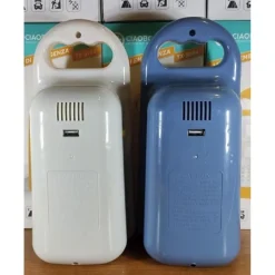 LAMPADA LUCE DI EMERGENZA RICARICABILE LED USB 5V 1A BATTERIA POWER BANK TX-9184