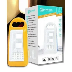 LAMPADA LUCE DI EMERGENZA RICARICABILE LED USB 5V 1A BATTERIA POWER BANK TX-9184