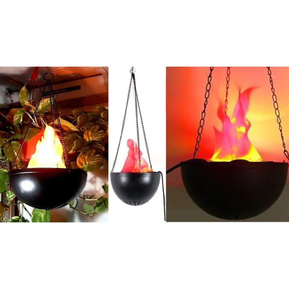 LAMPADA LUCE EFFETTO FUOCO FIAMMA FINTA SCHENOGRAFIA LAMPADE A SOSPENSIONE