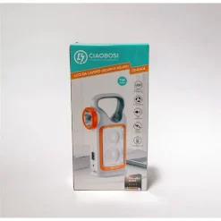 LAMPADA LUCE EMERGENZA BATTERIE RICARICABILE 1W TORCIA LED CARICA SOLARE TX-8414