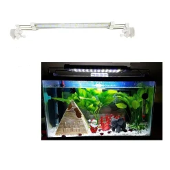 LAMPADA LUCE PLAFONIERA LED PER ACQUARIO ALLUNGABILE PER BORDO VASCA 12 WATT