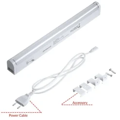 LAMPADA LUCE SOTTOPENSILE 30CM MOBILI CUCINA ARMADIO BARRA LED 330LM BIANCO