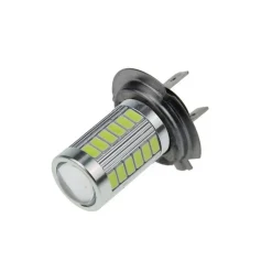 LAMPADA LUCI AUTO TUNING H7 10W BIANCO LIGHT 33 LED CANBUS FENDINEBBIA NEBBIA