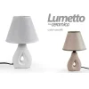 LAMPADA LUMETTO ABAT JOUR CERAMICA TAVOLO COMODINO E14 COLORI ASSORTITI 793806