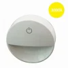 LAMPADA NOTTURNA CON SPINA ACCENSIONE TOUCH PUNTO LUCE LED TONDA BIANCO XGCMD-001