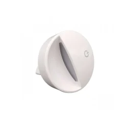 LAMPADA NOTTURNA CON SPINA ACCENSIONE TOUCH PUNTO LUCE LED TONDA BIANCO XGCMD-001