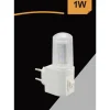 LAMPADA NOTTURNA LED LAMPADINA LUCE DA NOTTE 1 W LUCE BIANCA FREDDA 6500K XYD101