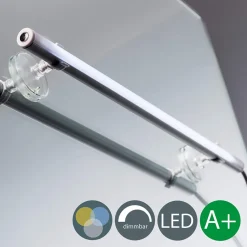 LAMPADA PER SPECCHIO LUCE LED PER TRUCCO APPLICABILE CON VENTOSE CAVO USB MAKEUP