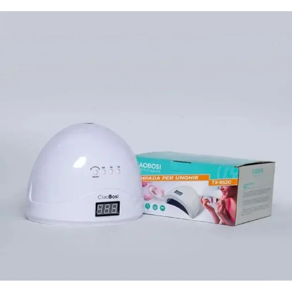 LAMPADA PER UNGHIE UV LED 48 WATT PER ASCIUGATURA SMALTO GEL DISPLAY LCD TX-9520