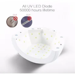 LAMPADA PER UNGHIE UV LED 48 WATT PER ASCIUGATURA SMALTO GEL DISPLAY LCD TX-9520